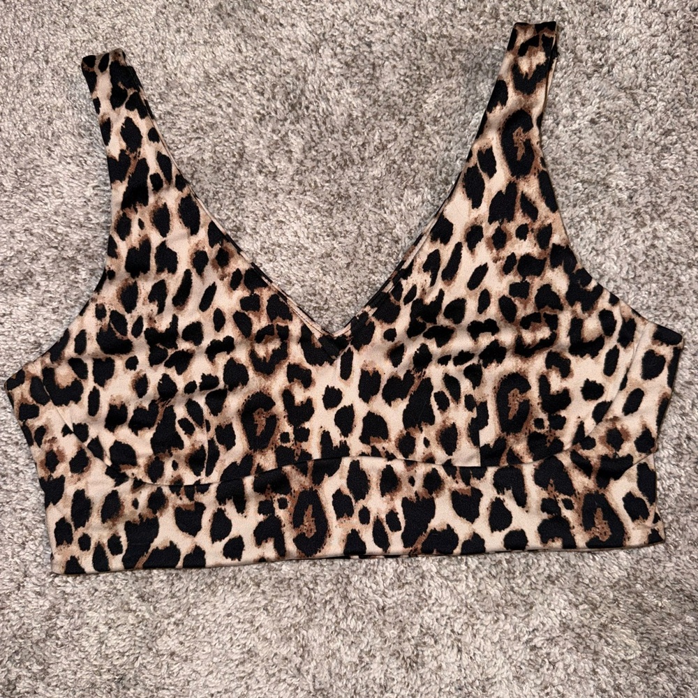 Victoria's Secret Leopard Print Sports Bra
